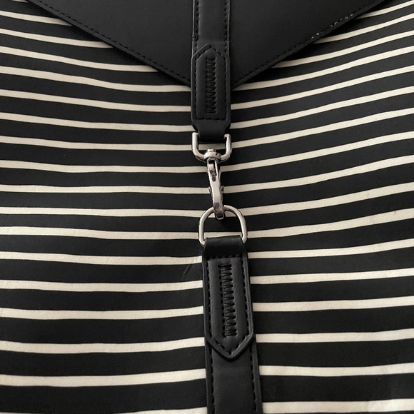 Stella and Dot Black & White Stripped Back Pack main image 5